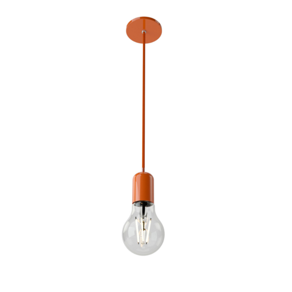 Pendente Edison 1xe27 Laranja-or008|orluce